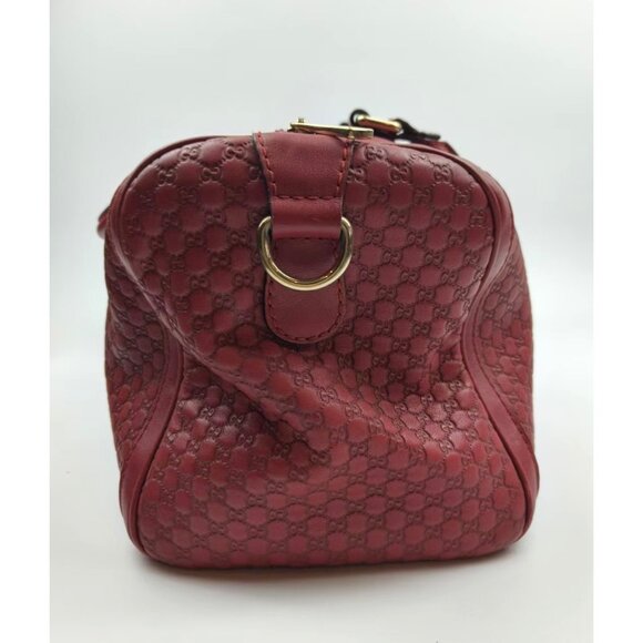 Pre-owned Gucci Microguccissima Medium Joy Boston Red - Picture 5 of 14